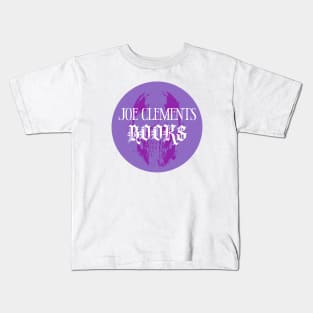 Joe Clements Books Logo Purple Kids T-Shirt